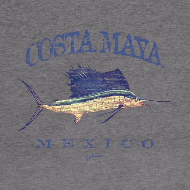 Costa Maya, Mexico, Vintage Sailfish by jcombs